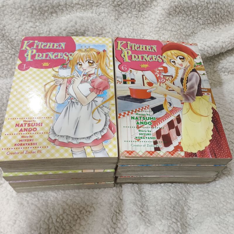[preloved] [english] SET kitchen princess manga 1-10 tamat natsumi ando komik inggris shoujo