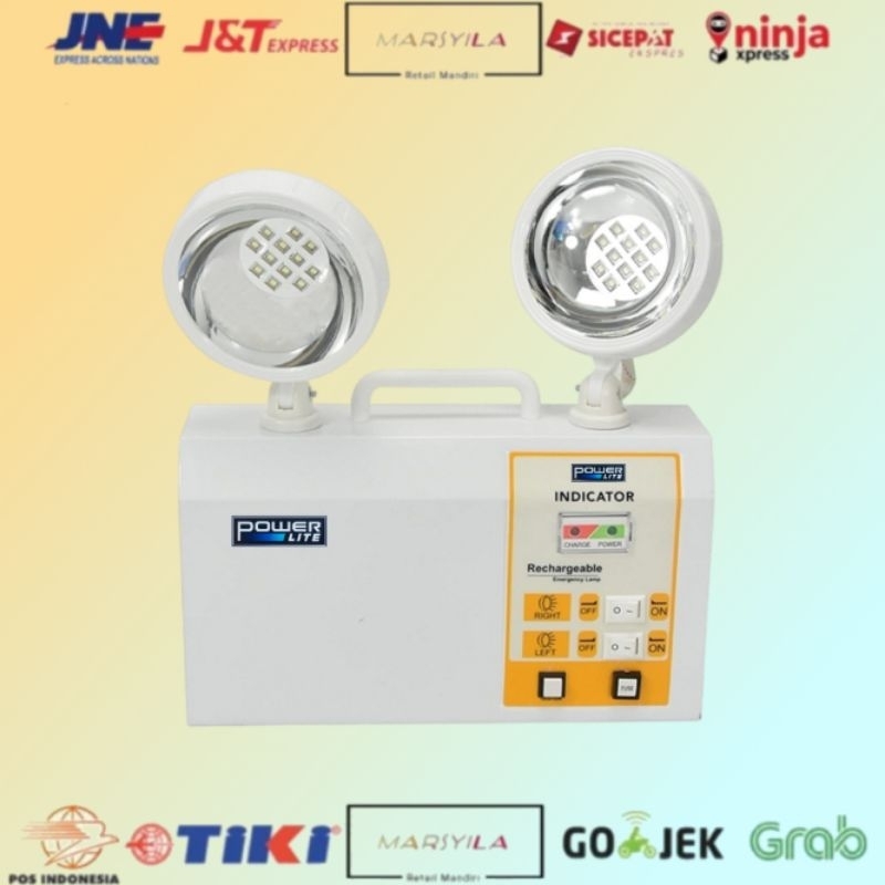 LAMPU DARURAT LED 2x12 KRISBOW | EMERGENCY LAMP TWINSPOT