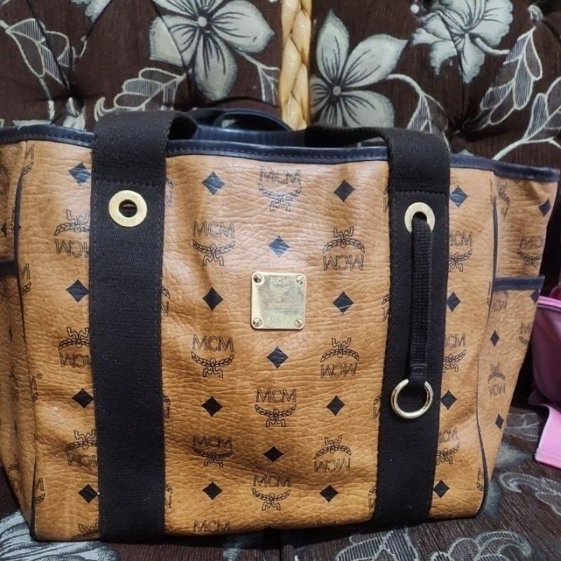 tote bag mcm* preloved