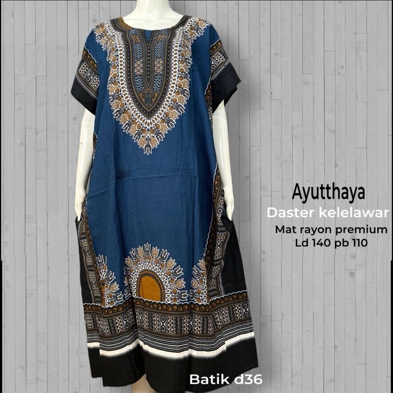 Daster tidur motif BANGKOK batik klasik lawasan unik bahan tebal adem warna etnik unik murah rayon h