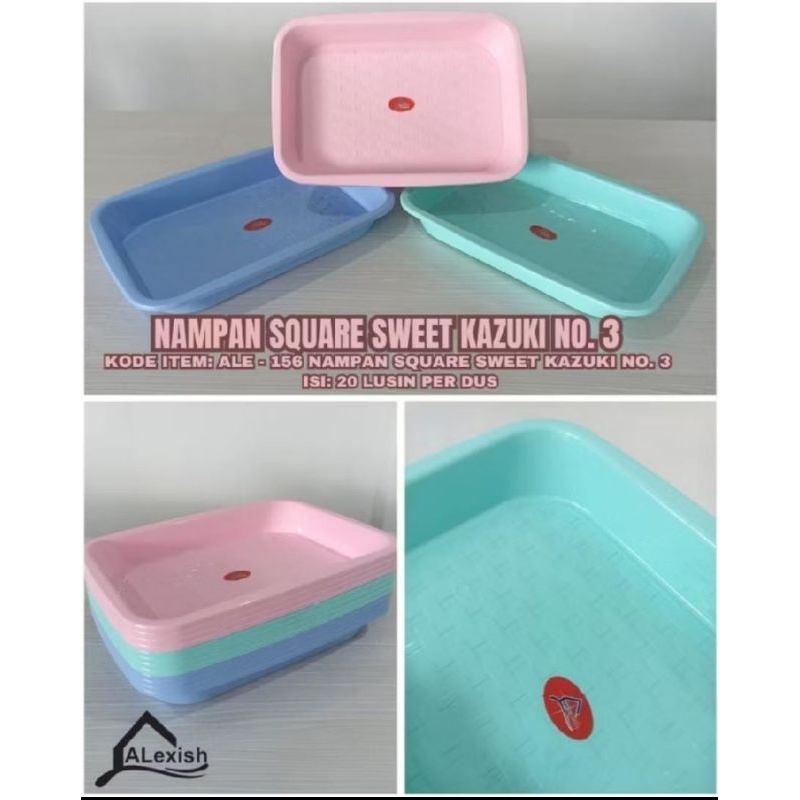 NAMPAN SEGI 03 ALEXISH | NAMPAN KOTAK | TATAKAN GELAS | LOYANG SEGI | LOYANG KOTAK | LOYANG PLASTIK|