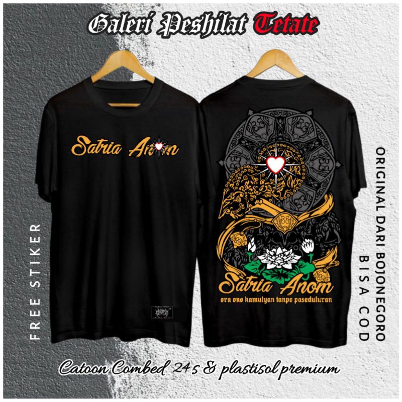 KAOS PSHT 24S SATRIA ANOM PEWAYANGAN JAWA SIMPEL