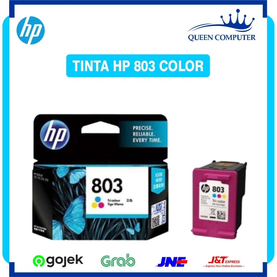 Tinta HP Deskjet 1111, 1112, 2131, 2132, 2621, 2622, 2623 Color Original Ink Cartridge HP 803 Color