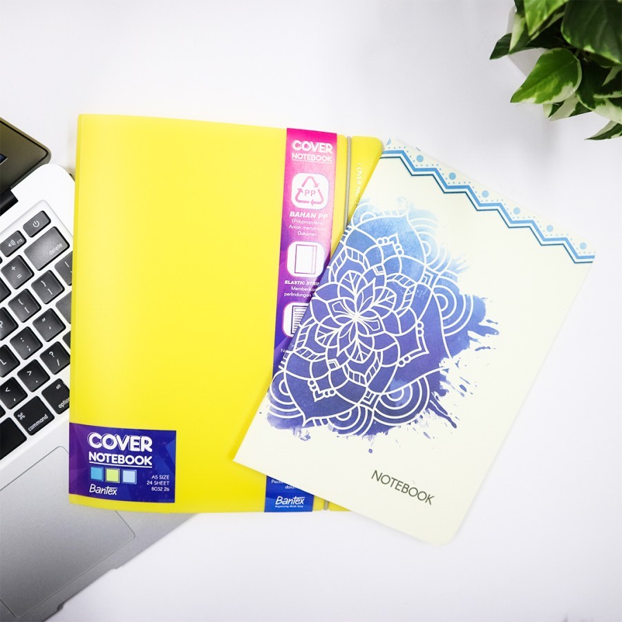 

Bantex Notebook A5 Warna Yellow Dengan Zipper Pocket Tempat Alat Tulis