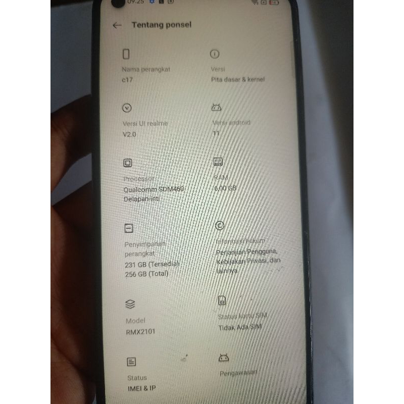 mesin realme c17 6/256 normal baca deskripsi
