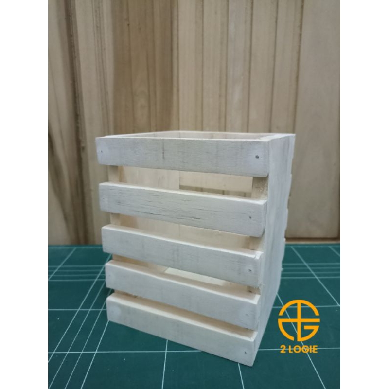 

COD, Tempat Sendok garpu bahan kayu tempat pensil