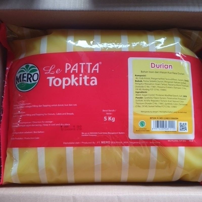 

Selai Durian Le Patta topKita tropican Lepata same day