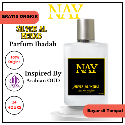 NAY Perfume - Minyak Wangi Silver 100 ML Parfum Non Alkohol Tahan Lama