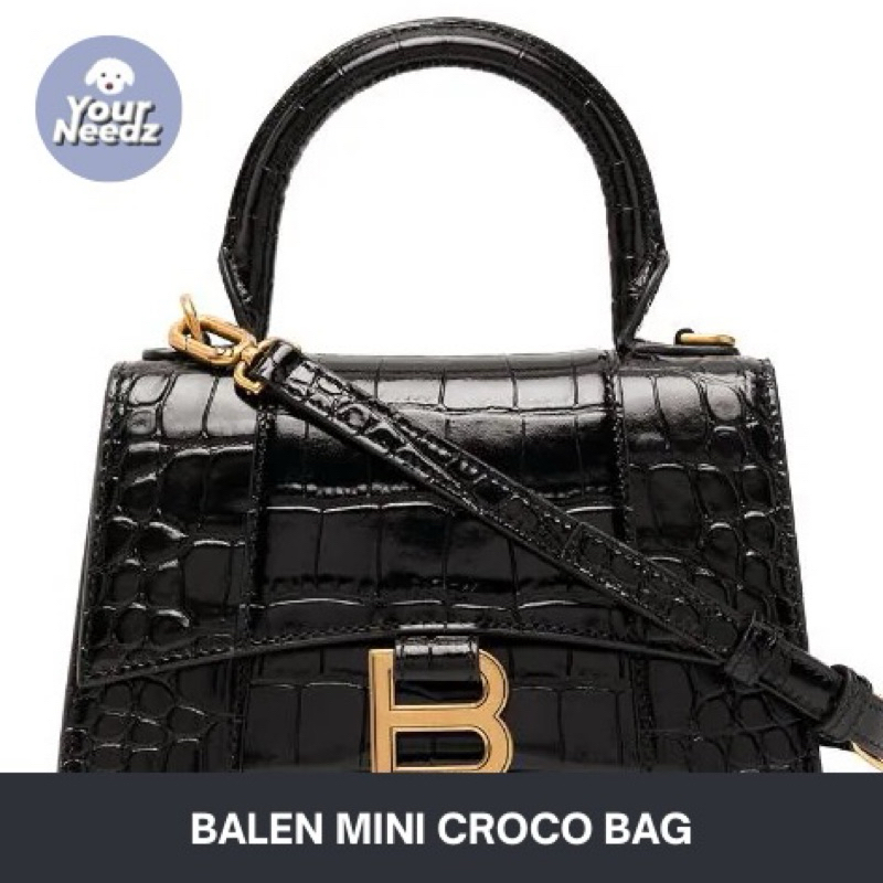 Balenciaga croco mini bag preloved + FREE GIFT