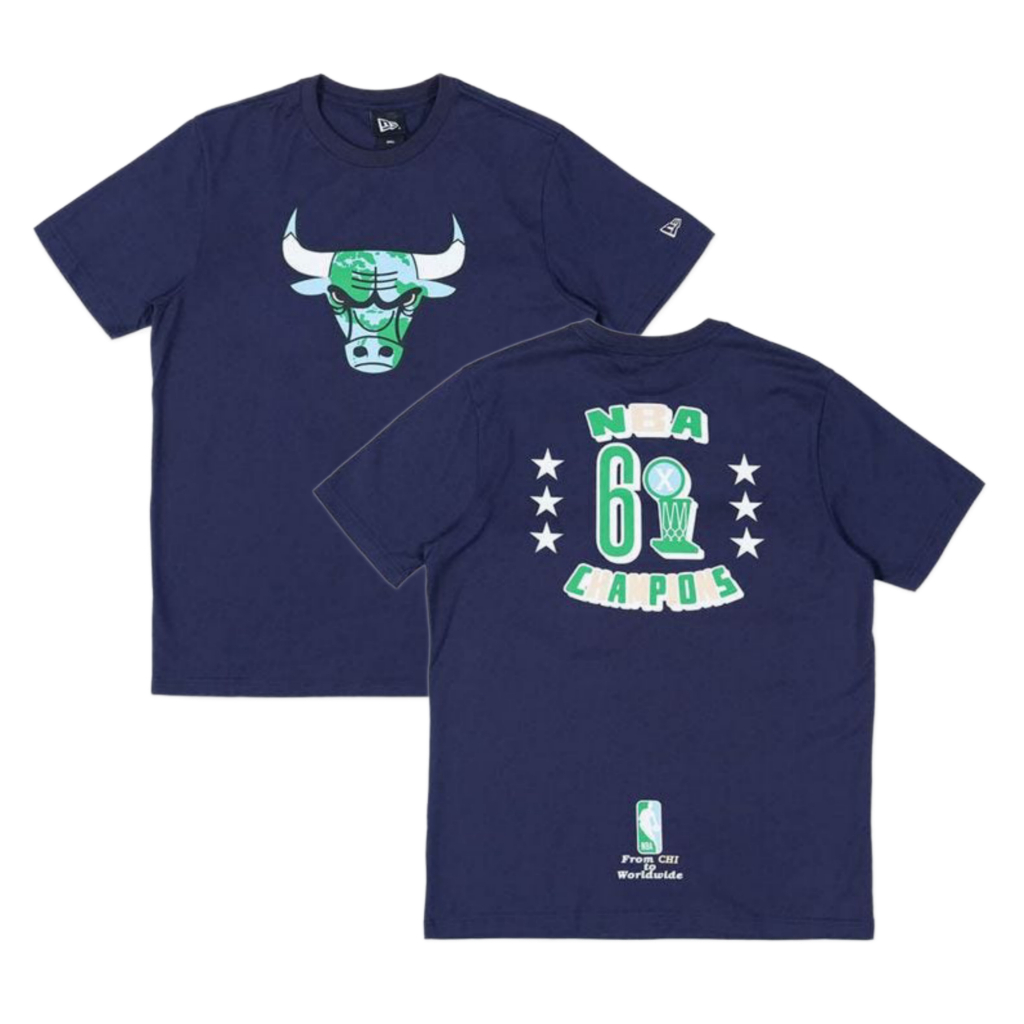 T-Shirt New Era Cap Chicago Bulls NBA World Original