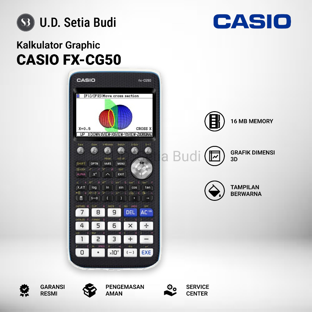 

Kalkulator Graphic/Scientific Ilmiah Casio FX-CG50