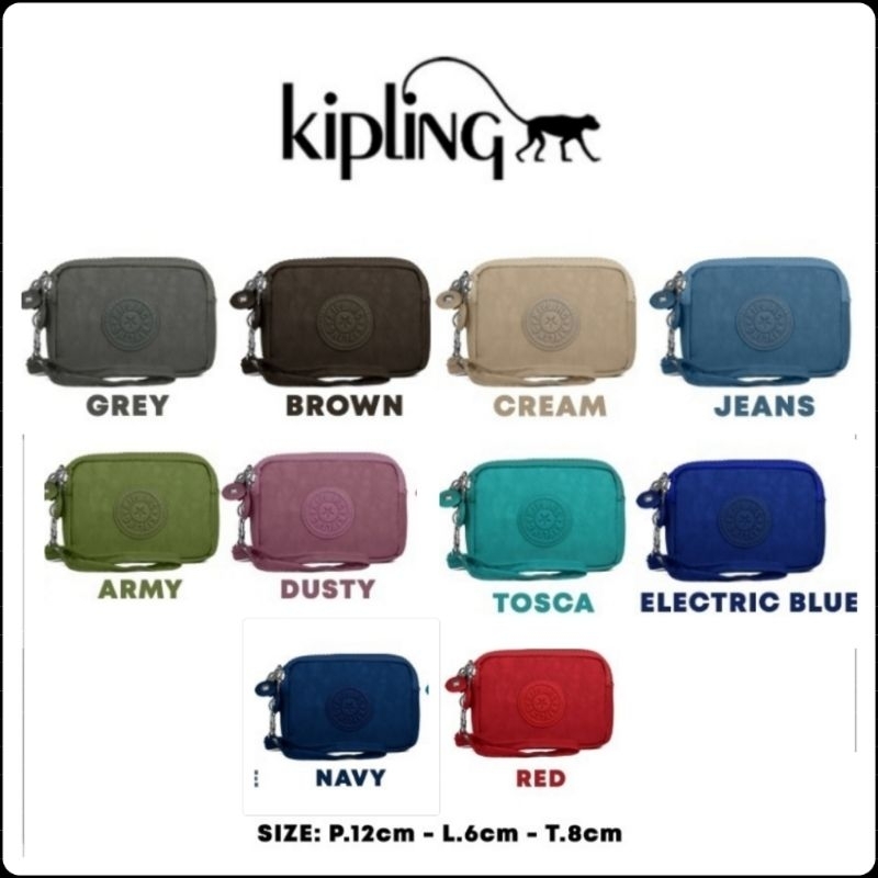 READY DOMPET KIPLING 3 RESLETING MINI / DOMPET KOIN / DOMPET KARTU