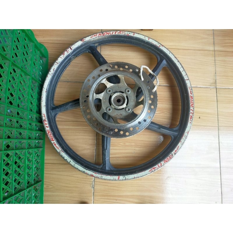 Depan Saja Velg Pelk Pelek Velk Racing Alumunium Aloy Palang 5 Set Cakram Honda Supra X 125 Original