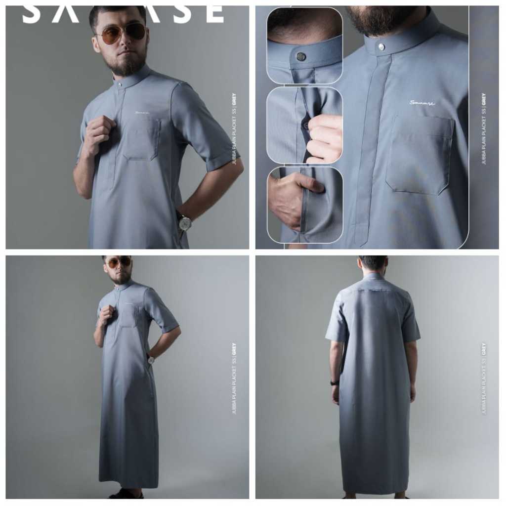 SAMASE Jubba Reguler Exclusive Terbaru Gamis Pria S-025 Original