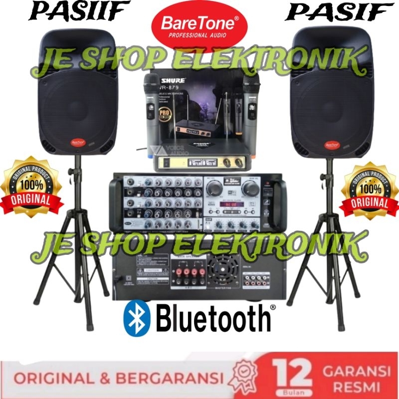 Paket Sound System Lapangan 15 Inch Baretone Outdoor Bluetooth Paket Sound System 15 Inch Baretone O