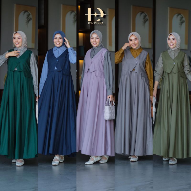 Gamis Terbaru Lula Dress by D'Lovera