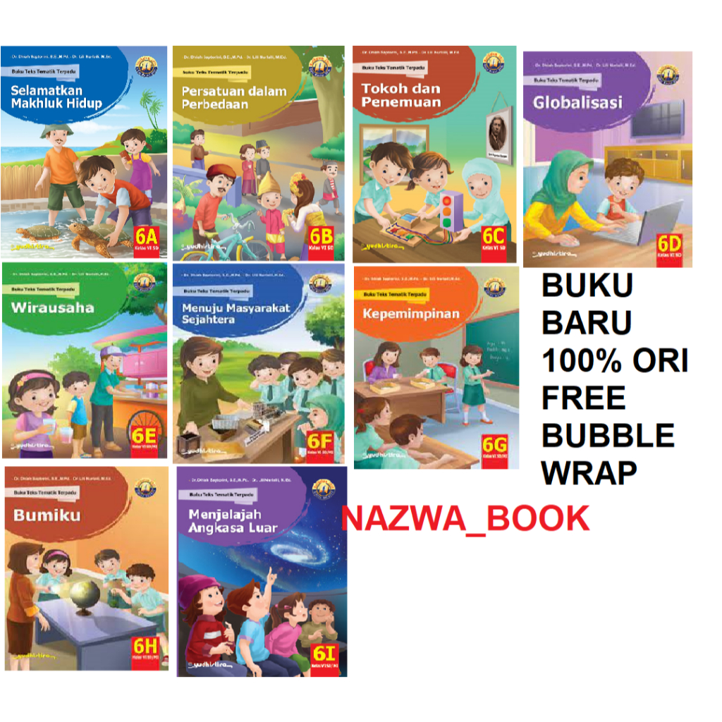 

PAKET BUKU TEMATIK KLS 6
