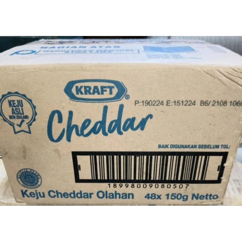 

keju Kraft cheddar 150grm