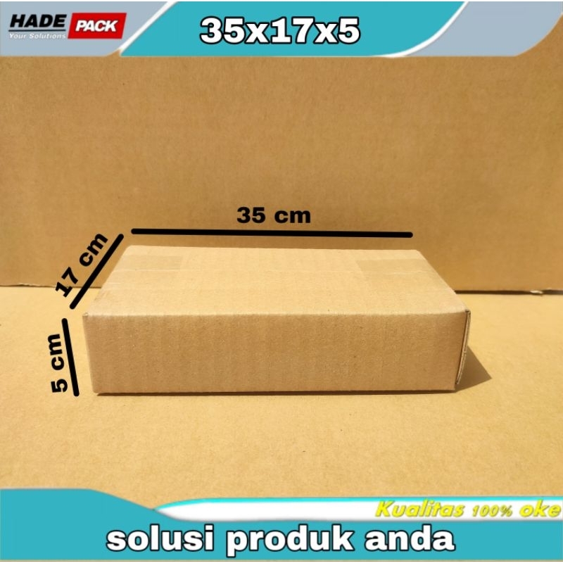 

Kardus 35x17x5 Cm kardus packing Box Packing expedisi Kotak suvenir Box Packing peking kardus souvenir paking Corrugated box B flute Single Wall