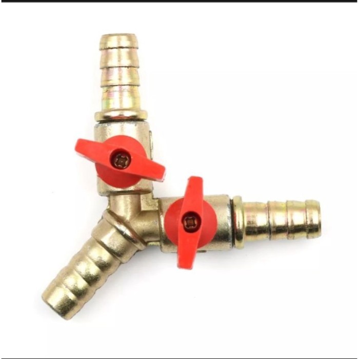 cabang stop kran selang gas/cabang 3/paralel selang gas