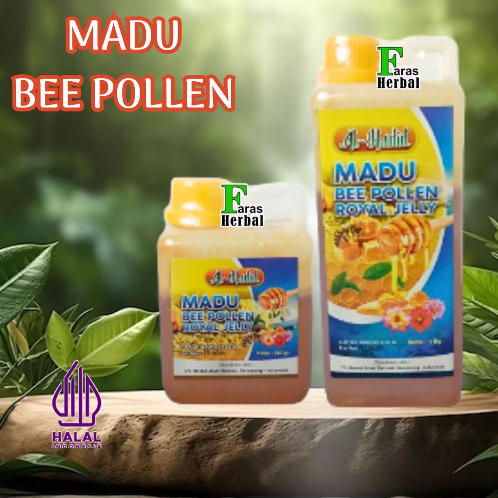 

(Al-Hadid) Madu Bee Pollen Royal Jelly | Original Murni | Menjaga Kesehatan Stamina Imunitas Daya Tahan Tubuh Menjaga Kesehatan Jantung Nyeri Sendi Batuk Dan Pilek|