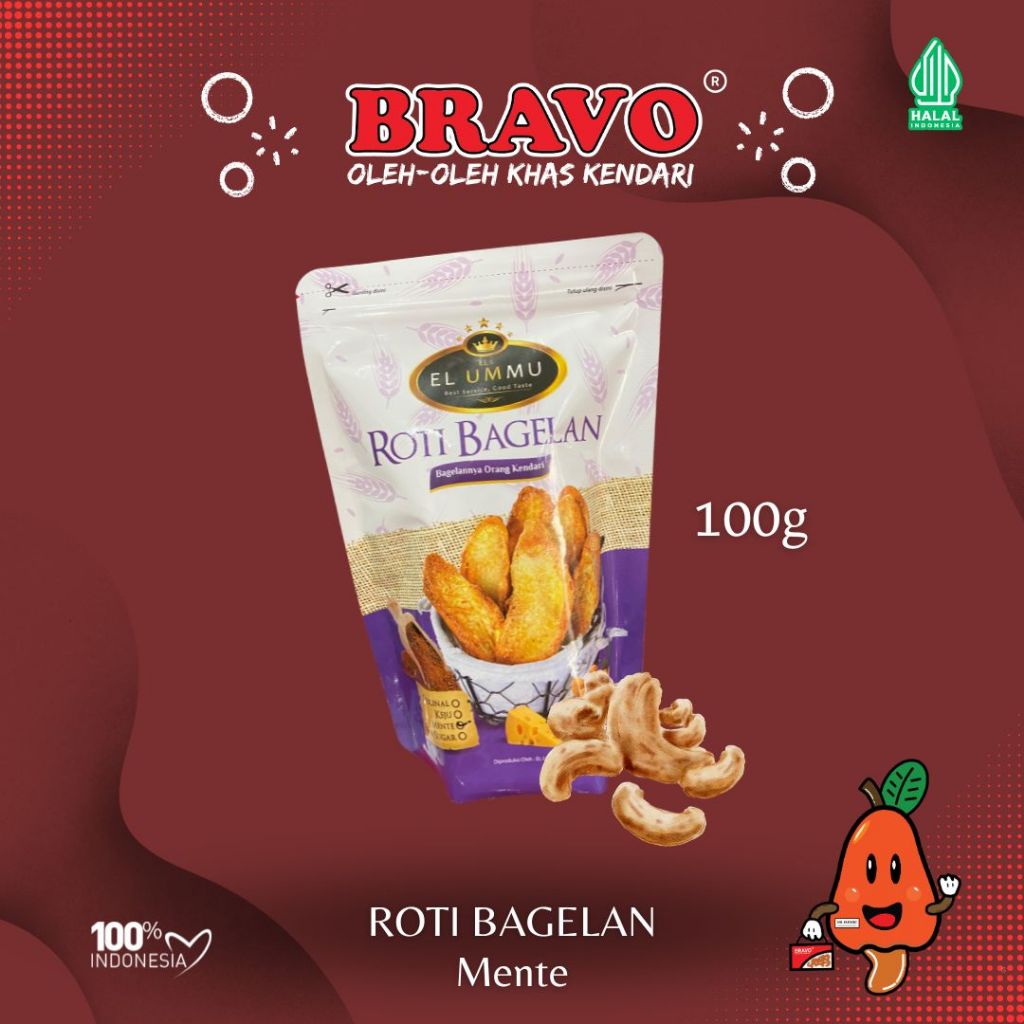 

ROTI BAGELAN EL UMMU VARIAN METE/MENTE 100g