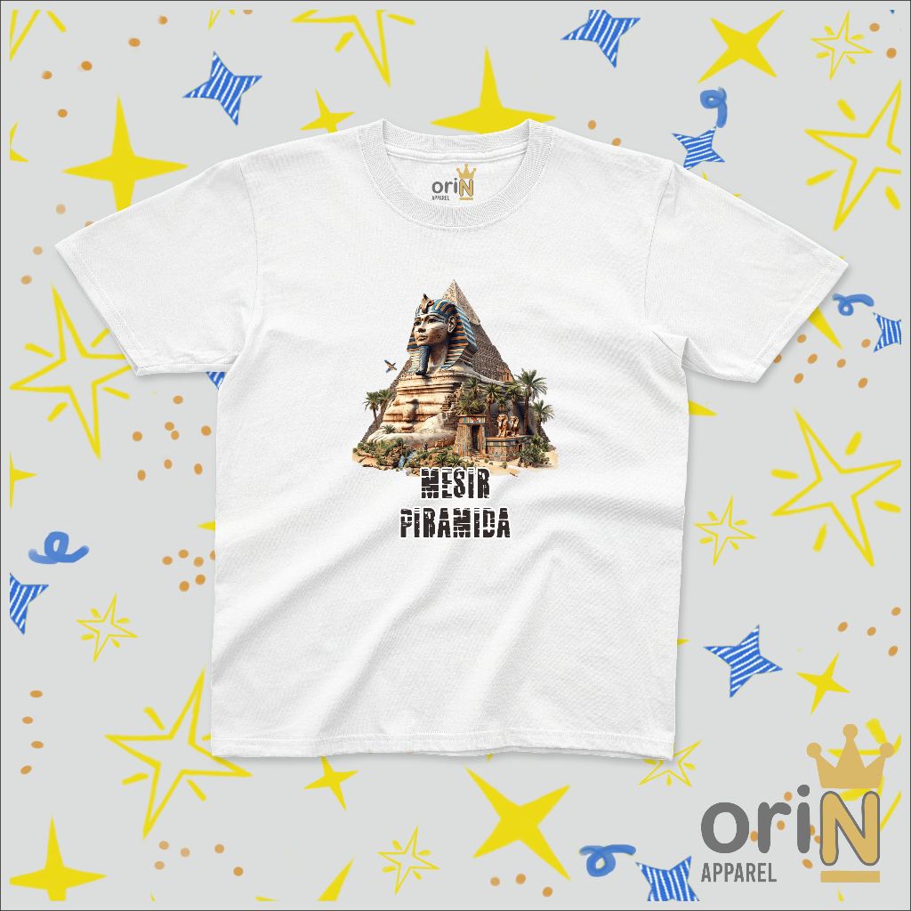 Baju Anak Pakaian Anak Kaos Distro MESIR PIRAMIDA
