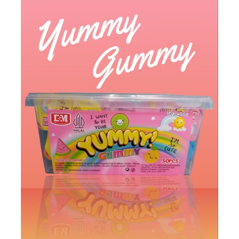 

DSM Permen Lunak Yummy Gummy per 10 Pcs