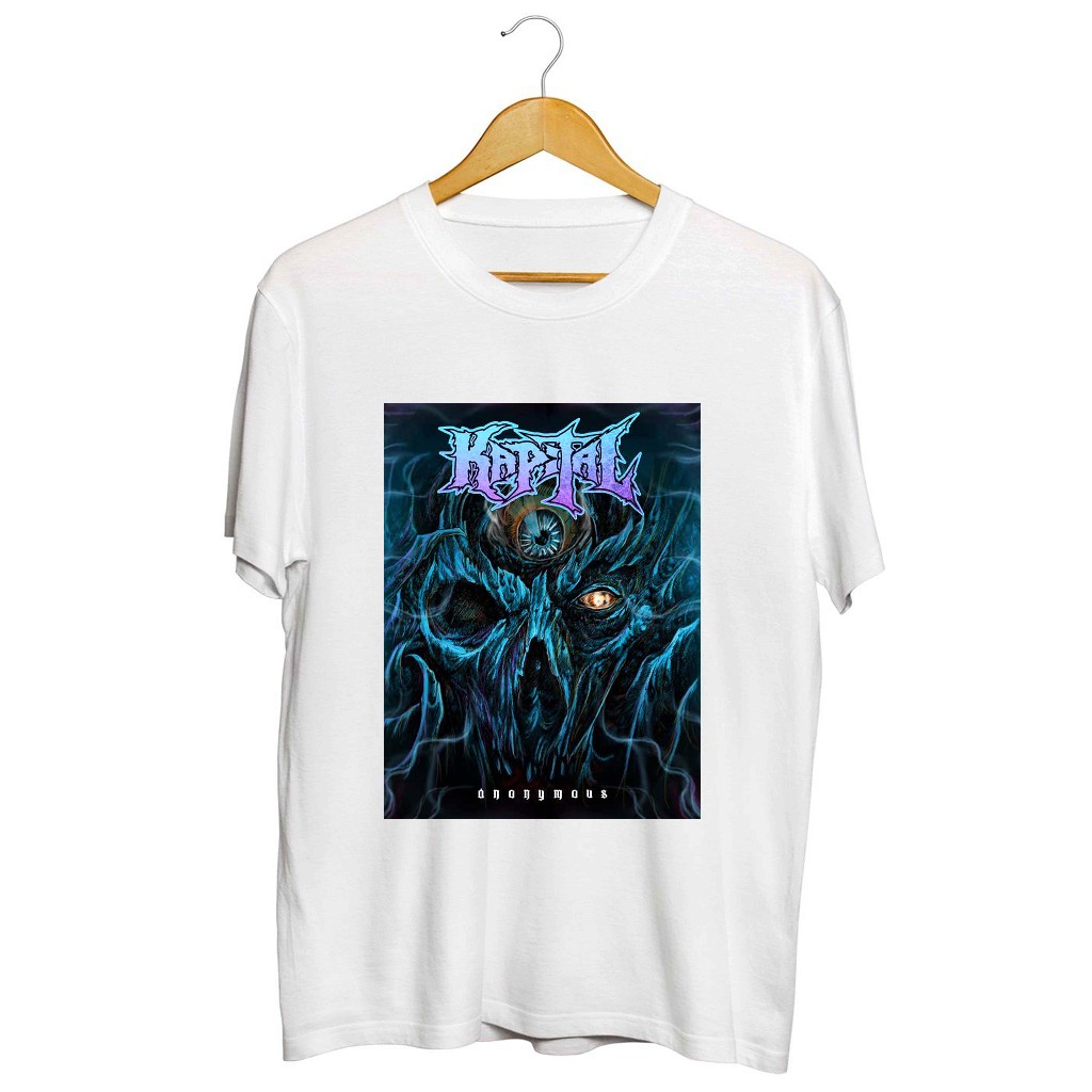 Tshirt Band Kapital - Anonymous / Kaos Musik Rock Metal