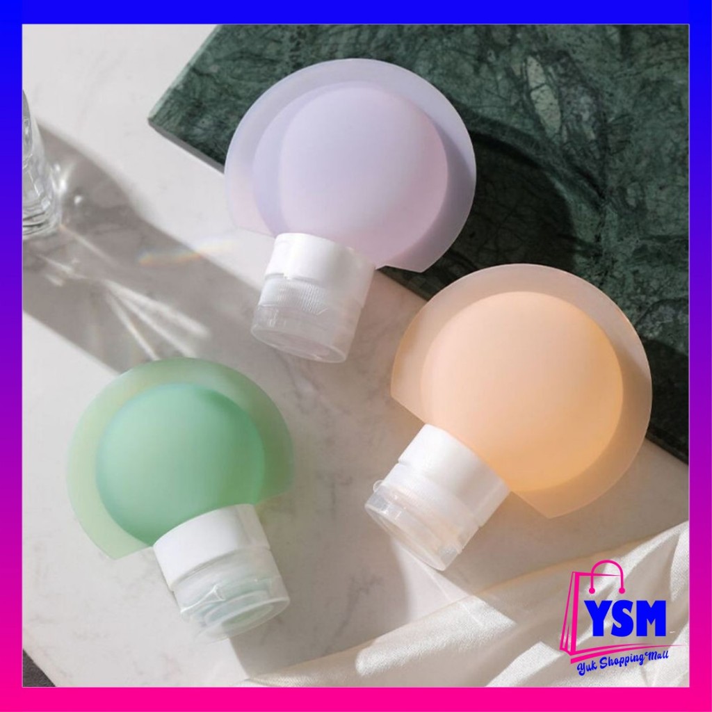 YSM Refil Botol Sabun Shampoo Mandi / Botol Sabun Lotion Travel Traveling Soft Silikon / Botol  Make