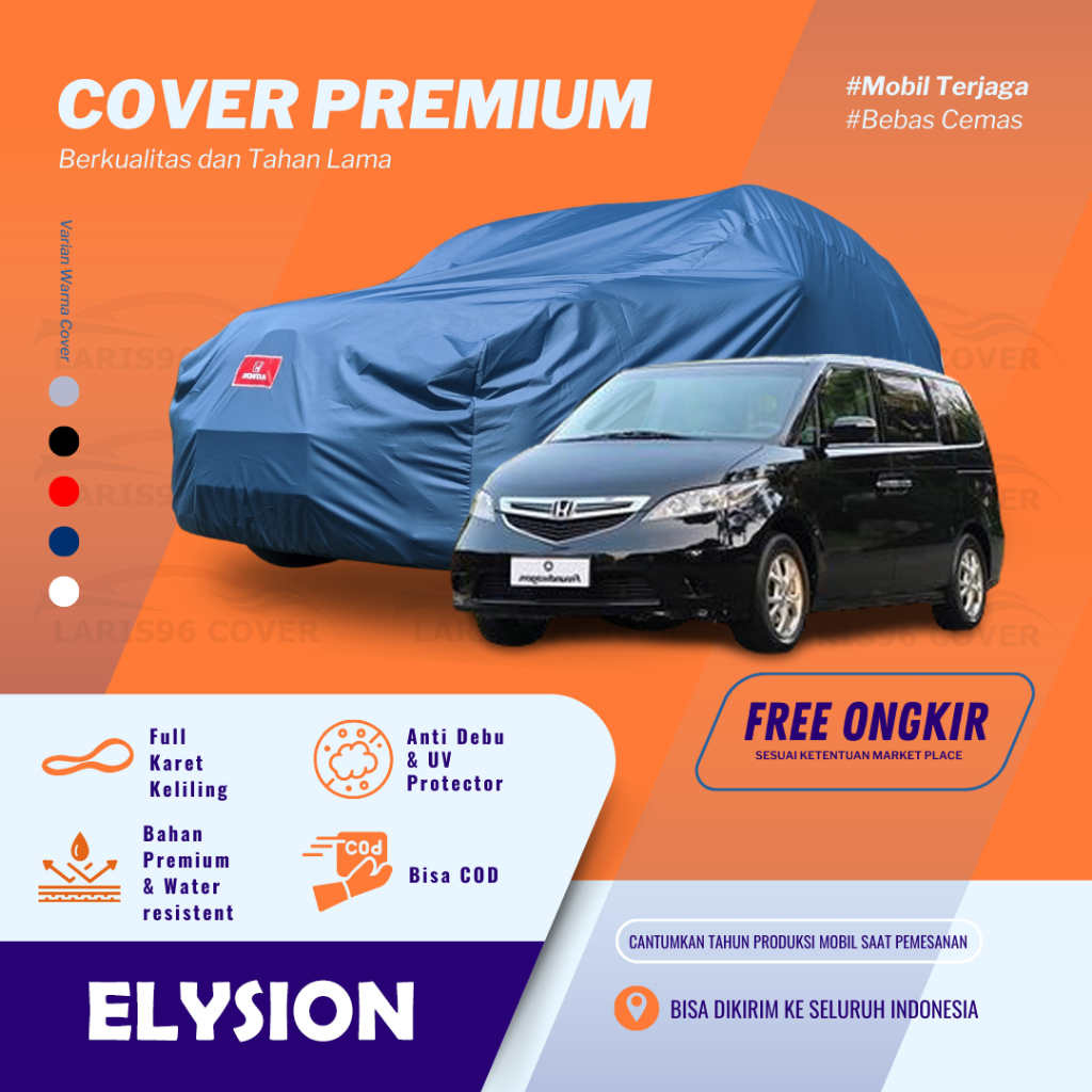 Premium Sarung Mobil Elysion Cover Penutup Mantel Mobil Elysion