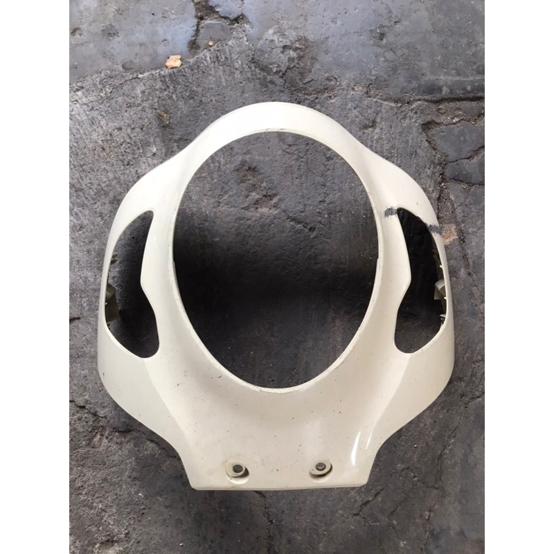 Cover Panel Tameng Lampu Body Depan Scoopy New Prestige Sporty Stylish 2022 2023 2024 Original Copot