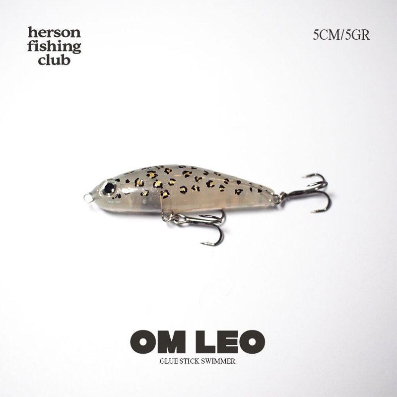 Lure Swimmer Glue “OM LEO” Lure Casting (Hampala, Gabus, Baby GT)