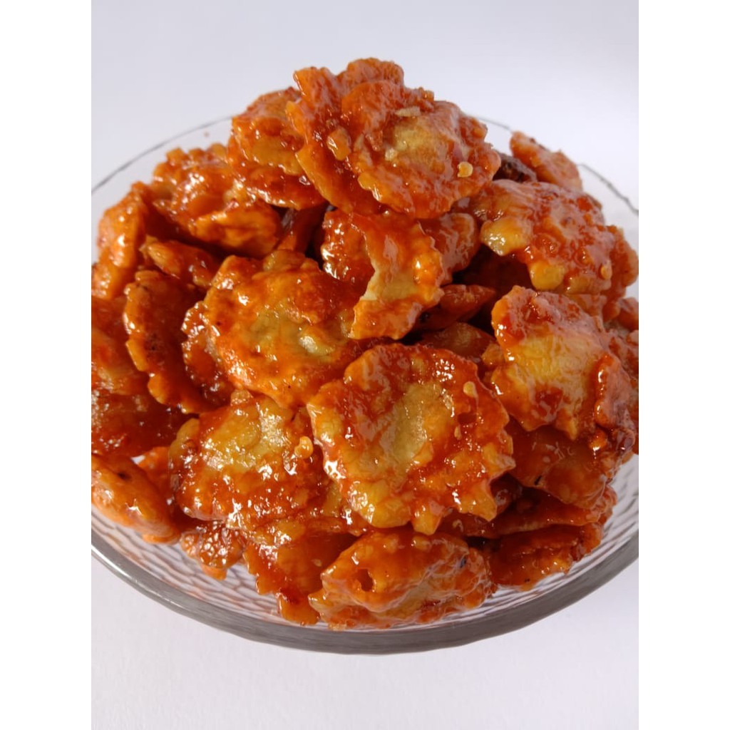 

Emping Pedas 1kg Emping Melinjo Pedas Manis