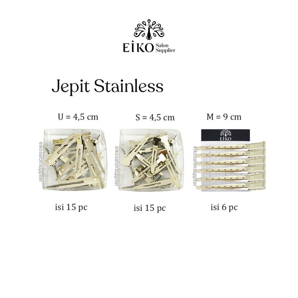 Jepit Rambut Bebek Salon Stainles Stainless  Besi