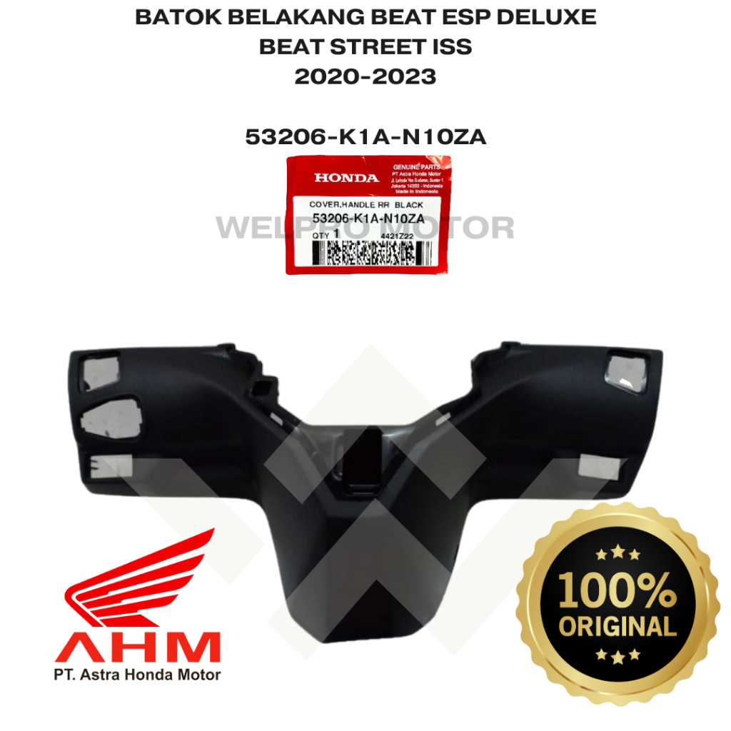Batok Belakang BeAT Deluxe BeAT ISS Charger 2020-2024 Ori Honda AHM