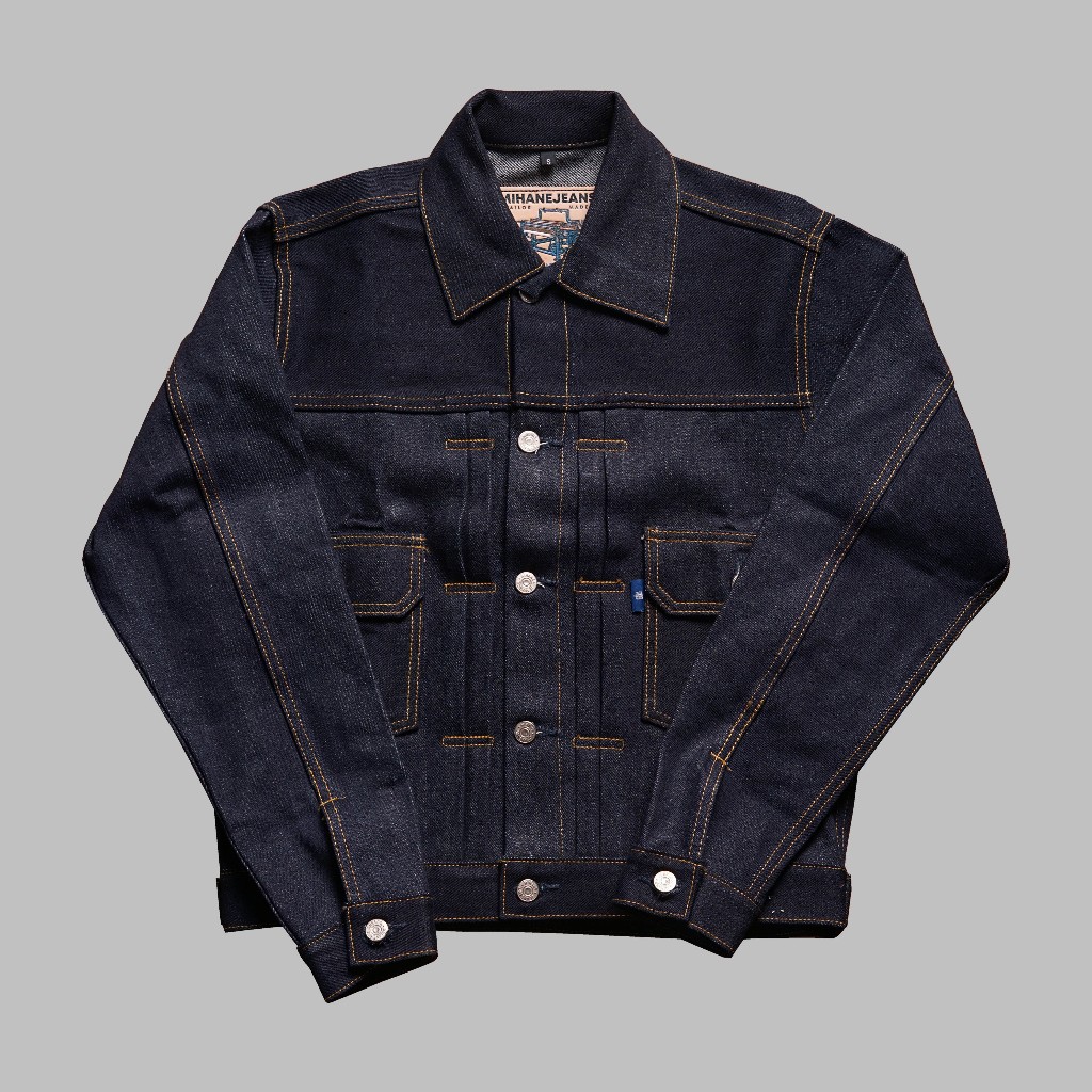 Mihane Jeans - Jacket Pria Denim Selvedge - EXT Type II Red Line Selvedge 19oz Sanforized