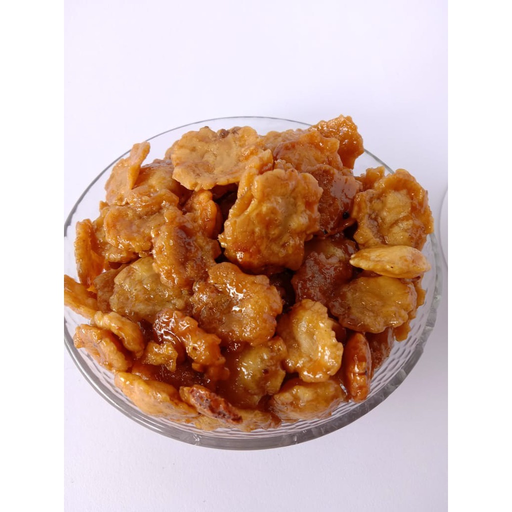 

Emping Manis Caramel 1Kg // Emping Melinjo Manis Caramel
