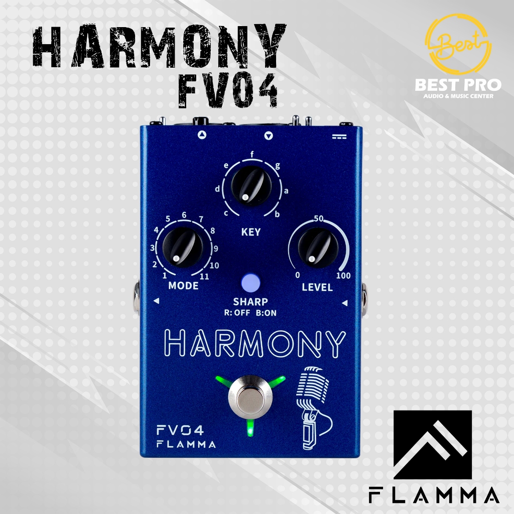 EFEK VOCAL FLAMMA FV04 HARMONY VOCAL