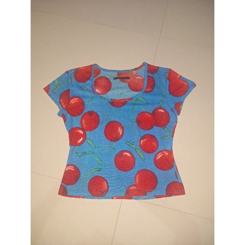 Preloved crop top square neck