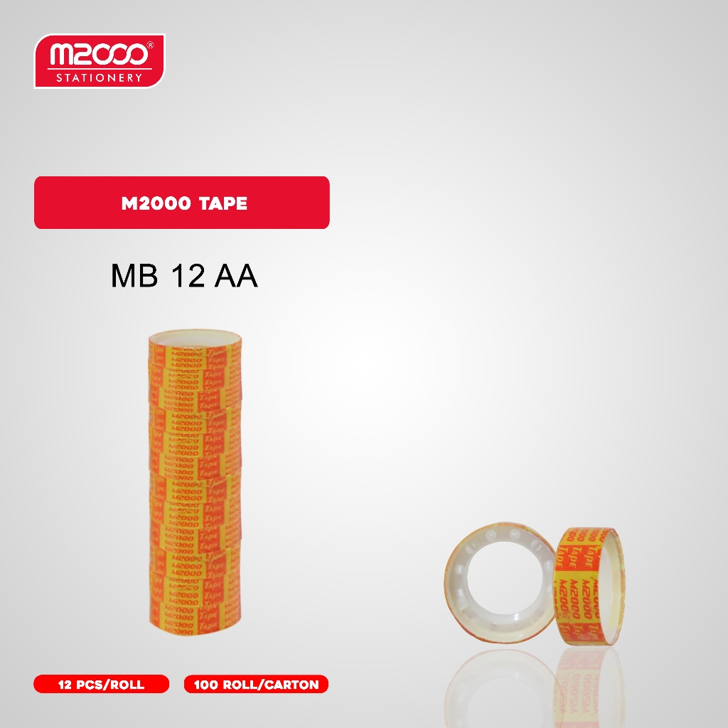 

M2000 Isolasi Kado Gold Tape MB-12 AA/Pita Perekat Selotip