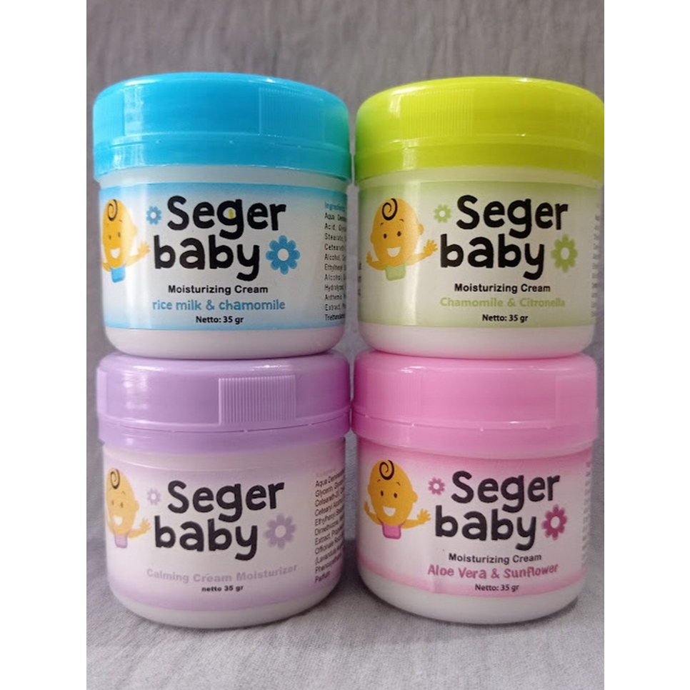 SEGER BABY Moisturizing Cream 35g / Krim Bayi / Baby Cream / Pelembab Bayi / Moisturizing Cream Baby