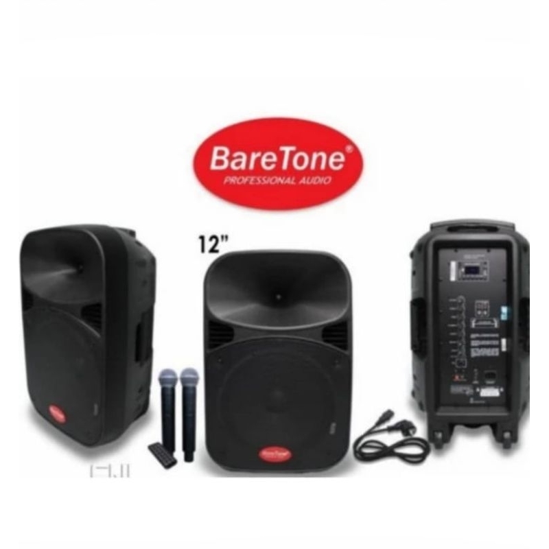 speaker aktip portable baretone max12mhwr 12in