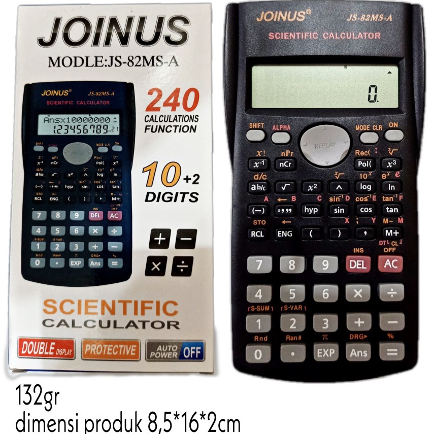 

KODE F92W Kalkulator Scientific JOINUS 82MS