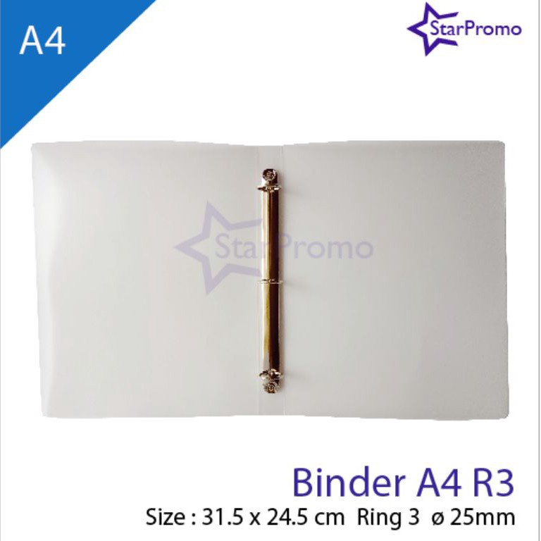

KODE T17S Binder Plastic A4 Ring 2 3 4 3