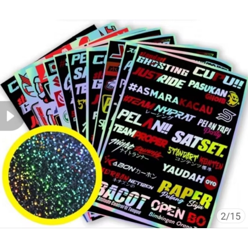 

Stiker Hologram