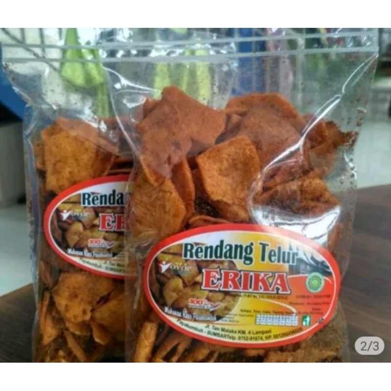 

Rendang telur Erika khas payakumbuh