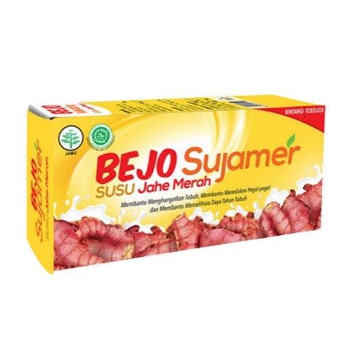 

Bejo Sujamer Susu Jahe Merah 1Box Isi 5 Sachet