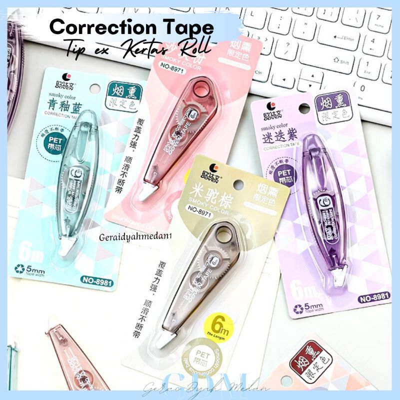 

Correction Tape Tip ex Kertas Roll