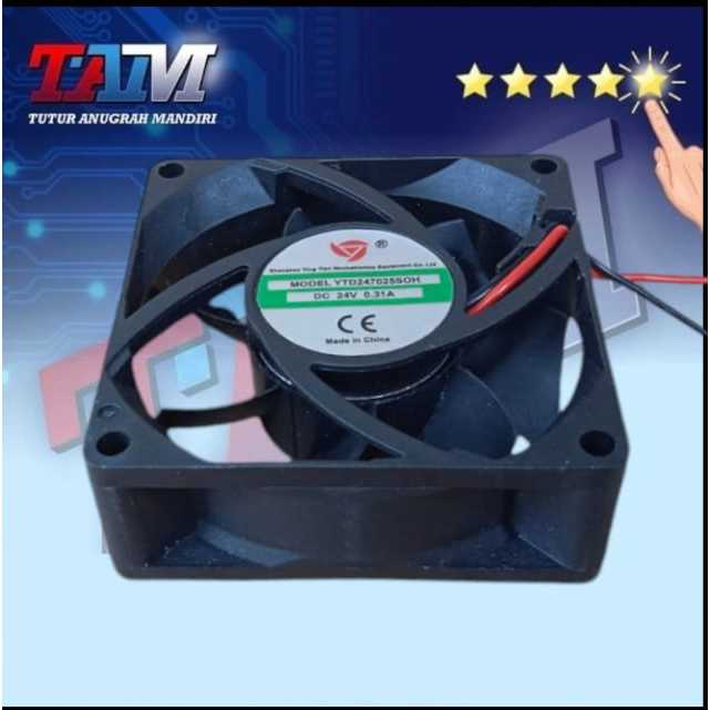 KIPAS MESIN LAS DC 24V 7 X7 CM Fan Dc 24v ORIGINAL